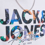 JACK & JONES JJGEPLAS TEE SS CREW NECK 12278523-4777660 White Image 2