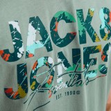 JACK & JONES JJGEPLAS TEE SS CREW NECK 12278523-4776141 Green Image 1
