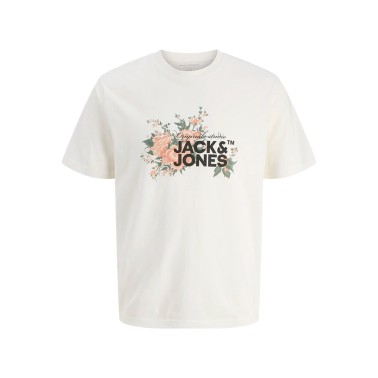 JACK & JONES JORJUKA TEE SS CREW NECK 12286112-4866415 Ecru