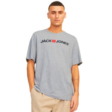 JACK & JONES JJECORP OLD LOGO TEE SS O-NECK  NOOS 12137126-2777791 Grey