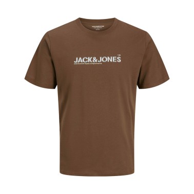 JACK & JONES JCODYNAMIC BRANDING TEE SS CREW NECK FST 12276393-4745404 Brown