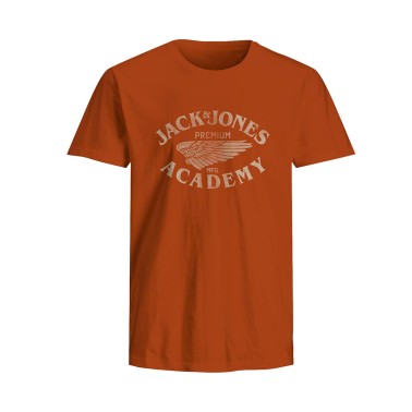 JACK & JONES JPRBLUFREDDY SS TEE CREW NECK FST 12276650-4750348 Brown