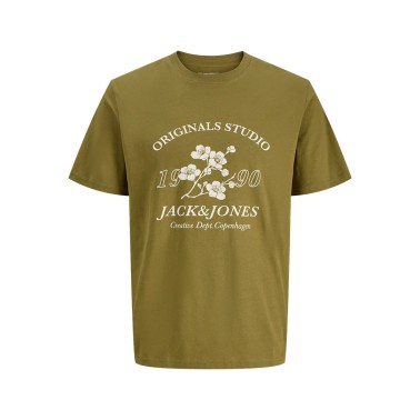 JACK & JONES JORJUKA TEE SS CREW NECK 12286112-4866417 OLIVE