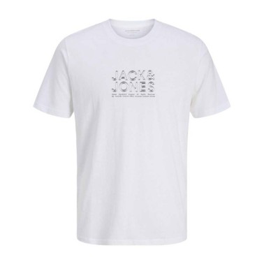 JACK & JONES JCODYNAMIC BRANDING TEE SS CREW NECK FST 12276393-4745401 White