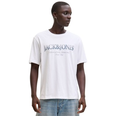 Men's T-Shirt White - Jack & Jones Jjdevin Daytona