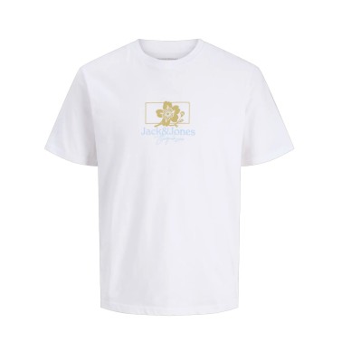 JACK & JONES JORAZUR TEE SS CREW NECK 12286056-4866351 White