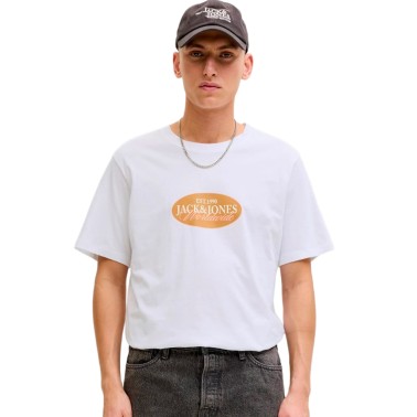 Men's T-Shirt White - Jack & Jones Jorcatskills