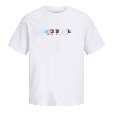 JACK & JONES JORNANTUCKET BRANDING TEE SS 12297899-5016628 White