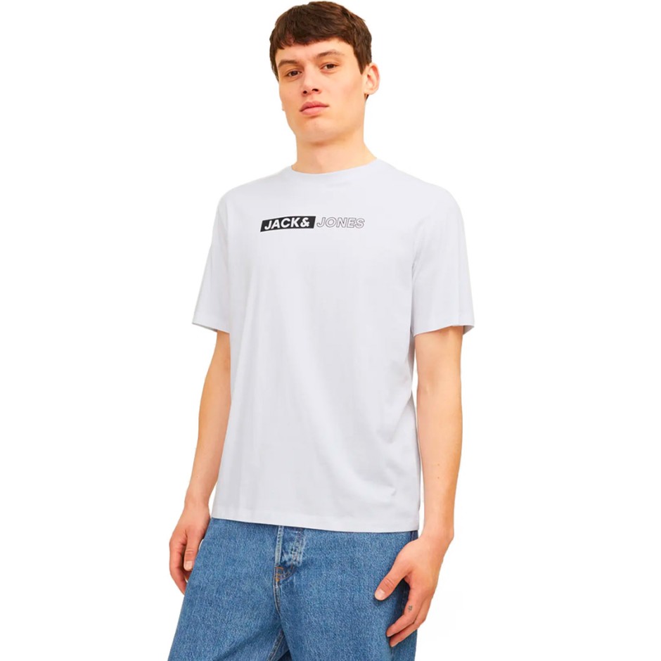 JACK & JONES JJECORP LOGO TEE PLAY SS 12233999-4512864 White