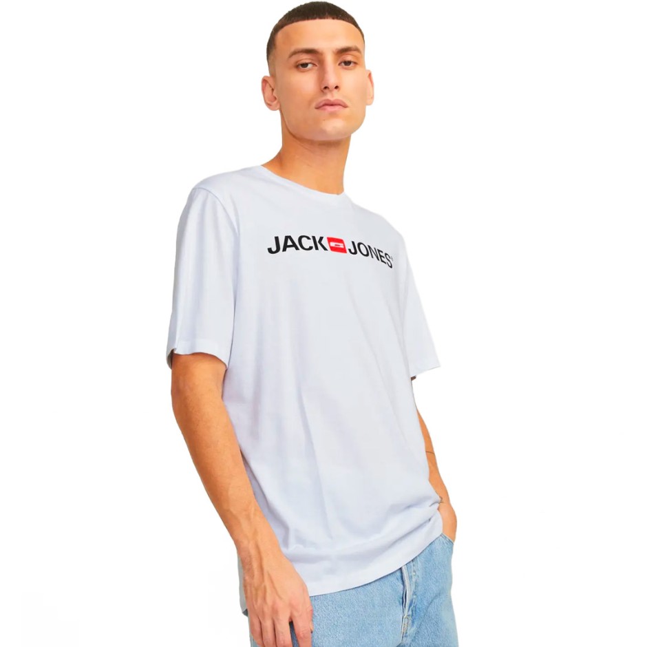 JACK & JONES JJECORP OLD LOGO TEE SS O-NECK  NOOS 12137126-2777790 White