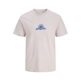 JACK & JONES JCOVERSION TEE SS CREW NECK 12286117-4872029 Lilac Image 