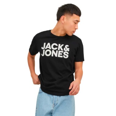 JACK & JONES JJECORP LOGO TEE SS O-NECK NOOS 12151955-4233014 Black