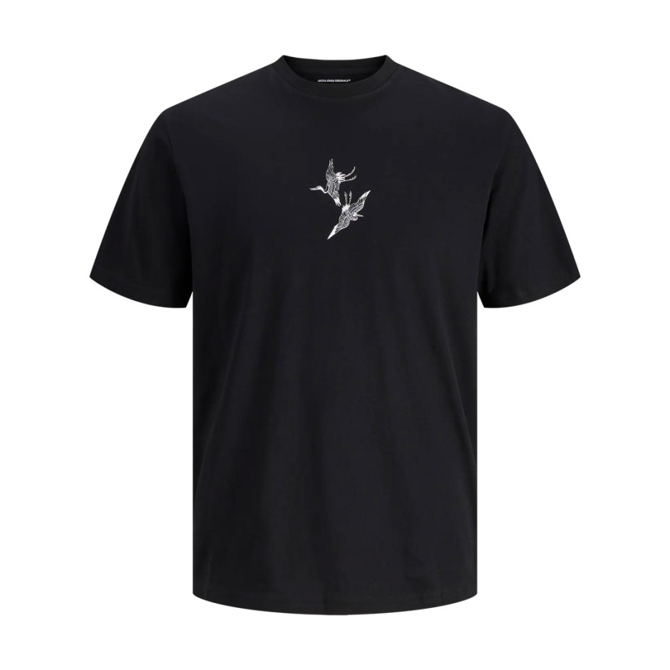JACK & JONES JORRASCAL TEE SS CREW NECK 12286154-4867186 Black