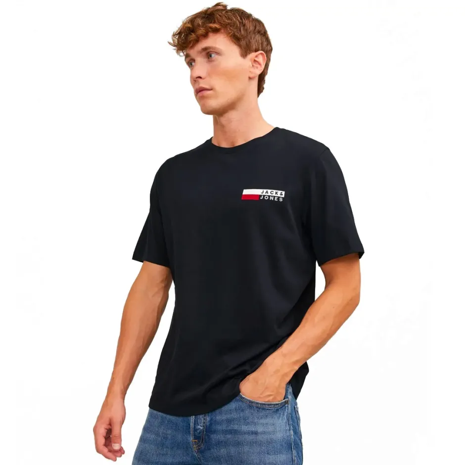 T-shirt Uomo JACK & JONES Jjteo Tee SS - Maglia A Maniche Corte, Vestibilità Regolare, Colore Classico - 3