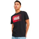 JACK & JONES JJECORP LOGO TEE PLAY SS 12233999-4206247 Μαυρο