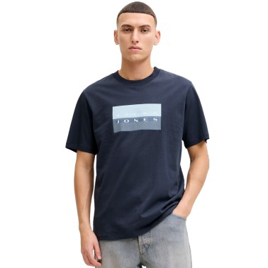 Men's T-Shirt Blue - Jack & Jones Jcofusion Dots