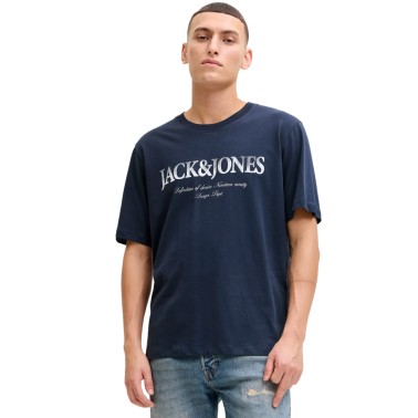 Men's T-Shirt Blue - Jack & Jones Jjdevin Daytona