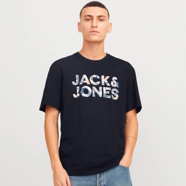JACK & JONES JJEBRYAN CORP LOGO TEE SS O-NECK NOOS 12268127-4642412 Blue