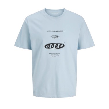JACK & JONES JCOSYSTEMATIC TEE SS CREW NECK 12286113-4872020 Siel