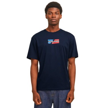 Ανδρική Κοντομάνικη Μπλούζα Σιέλ - Jack & Jones Logo