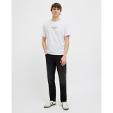 JJ REBEL PRINT TEE SS O-NECK NOOS 12268880-WHITE White Image 1