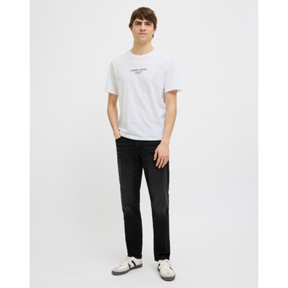 JJ REBEL PRINT TEE SS O-NECK NOOS 12268880-WHITE White