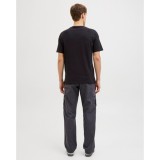 JJ REBEL PRINT TEE SS O-NECK NOOS 12268880-BLACK Black Image 0