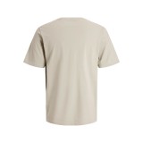 JJ REBEL PRINT TEE SS O-NECK NOOS 12268880-CROCKERY Beige Image 0