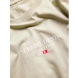 JJ REBEL PRINT TEE SS O-NECK NOOS 12268880-CROCKERY Beige Image 1