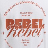 JJ REBEL JREBGRAY TEE SS CREW NECK 12282381-WHITE White Image 1