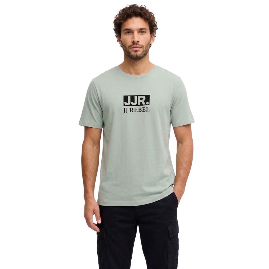 Men's T-Shirt Turquoise - JJ Rebel Jrebvalde