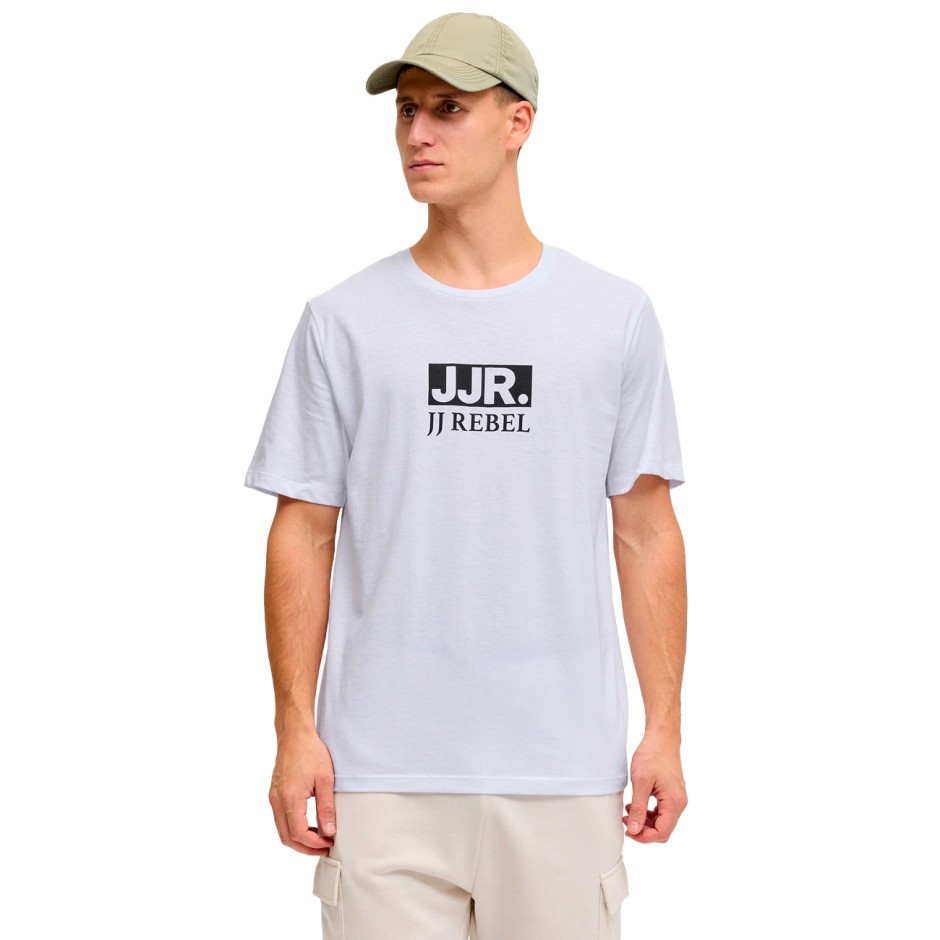 Men's T-Shirt White - JJ Rebel Jrebvalde