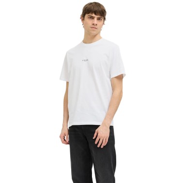 JJ REBEL JREBRUBEN TEE SS CREW NECK 12270985-4674689 White