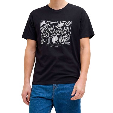 JJ REBEL BOX TEE SS CREW NECK 12271146-BLACK Black