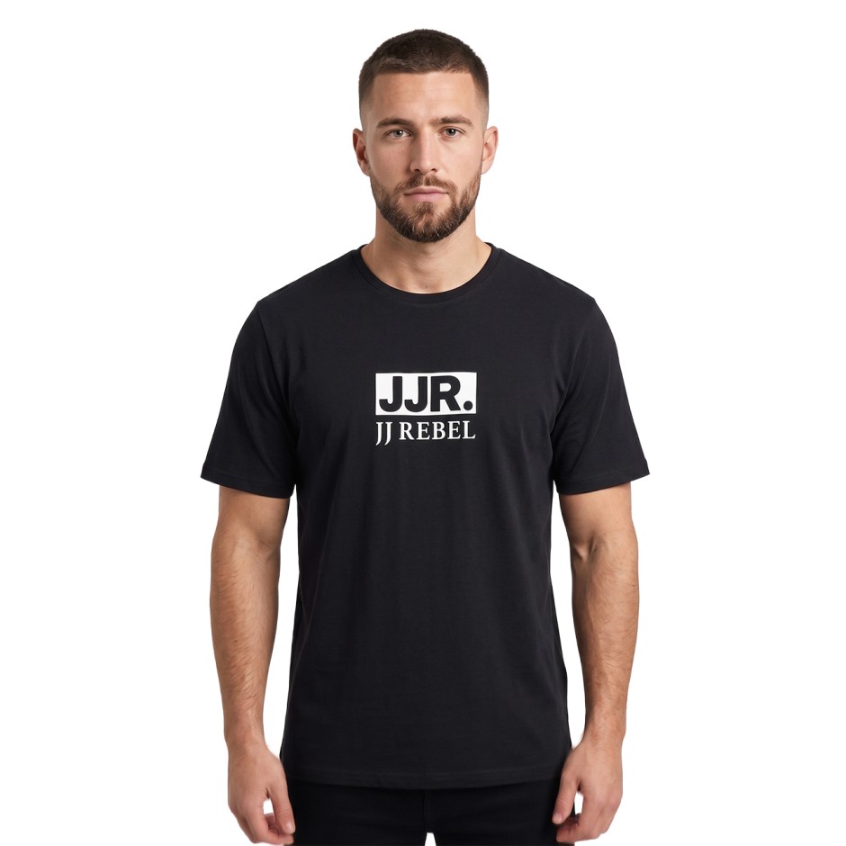 Men's T-Shirt Black - JJ Rebel Jrebvalde