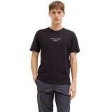 JJ REBEL PRINT TEE SS O-NECK NOOS 12268880-BLACK Black Image 