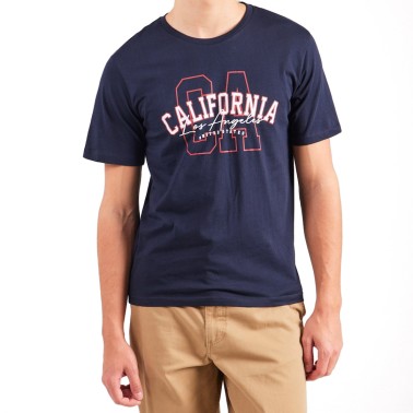 JJ REBEL JREBNEWYORK TEE SS CREW NECK SN 12263870-SKY CAPTAIN Blue