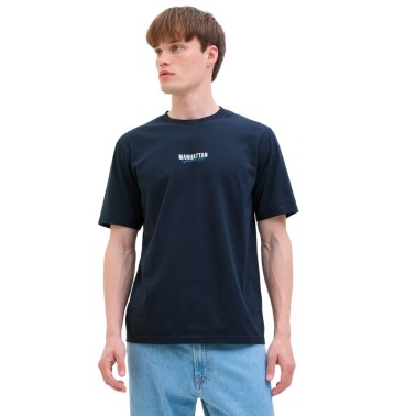 Ανδρική Κοντομάνικη Μπλούζα Μπλε - JJ Rebel Reggie