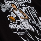 Ανδρική Κοντομάνικη Μπλούζα NBA Μαύρη - Mitchell & Ness Victor Wembanyama San Antonio Spurs Chalked Up Εικόνα 1