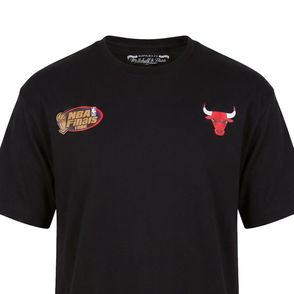 Ανδρική Κοντομάνικη Μπλούζα NBA Μαύρη - Mitchell & Ness Chicago Bulls Scottie Pippen