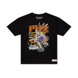 Ανδρική Κοντομάνικη Μπλούζα NBA Μαύρη - Mitchell & Ness Devin Booker Phoenix Suns Chalked Up Εικόνα 