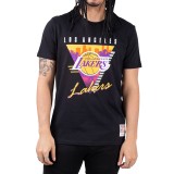 Ανδρική Κοντομάνικη Μπλούζα NBA Μαύρη - Mitchell & Ness Los Angeles Lakers Final Seconds Εικόνα 