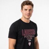 Ανδρική Κοντομάνικη Μπλούζα Μαύρη - AEL FC Εικόνα 2