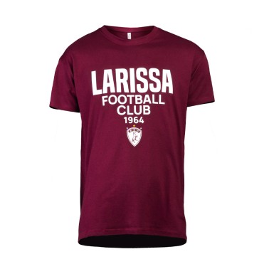 Ανδρική Κοντομάνικη Μπλούζα Βυσσινί - AEL FC