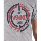 ΑΝΔΡΙΚΟ T-SHIRT VENIMO 118MSS-108-1 Γκρί Εικόνα 1