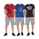 ΑΝΔΡΙΚΑ T-SHIRTS VENIMO 3-PACK 120MSS-765 Κόκκινο Εικόνα 4