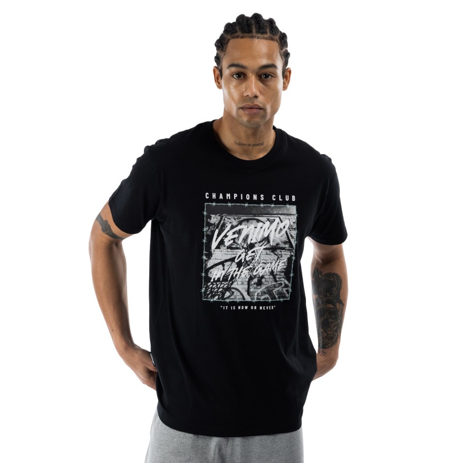 Men's Training T-Shirt Black - VENIMO 