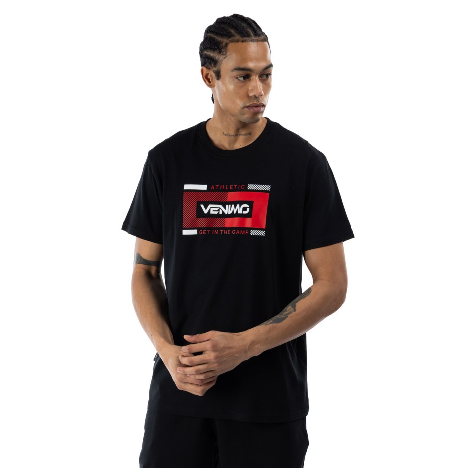 Men's Training T-Shirt Black - VENIMO 