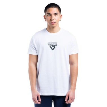 Ανδρική Κοντομάνικη Μπλούζα Προπόνησης Λευκή - VENIMO