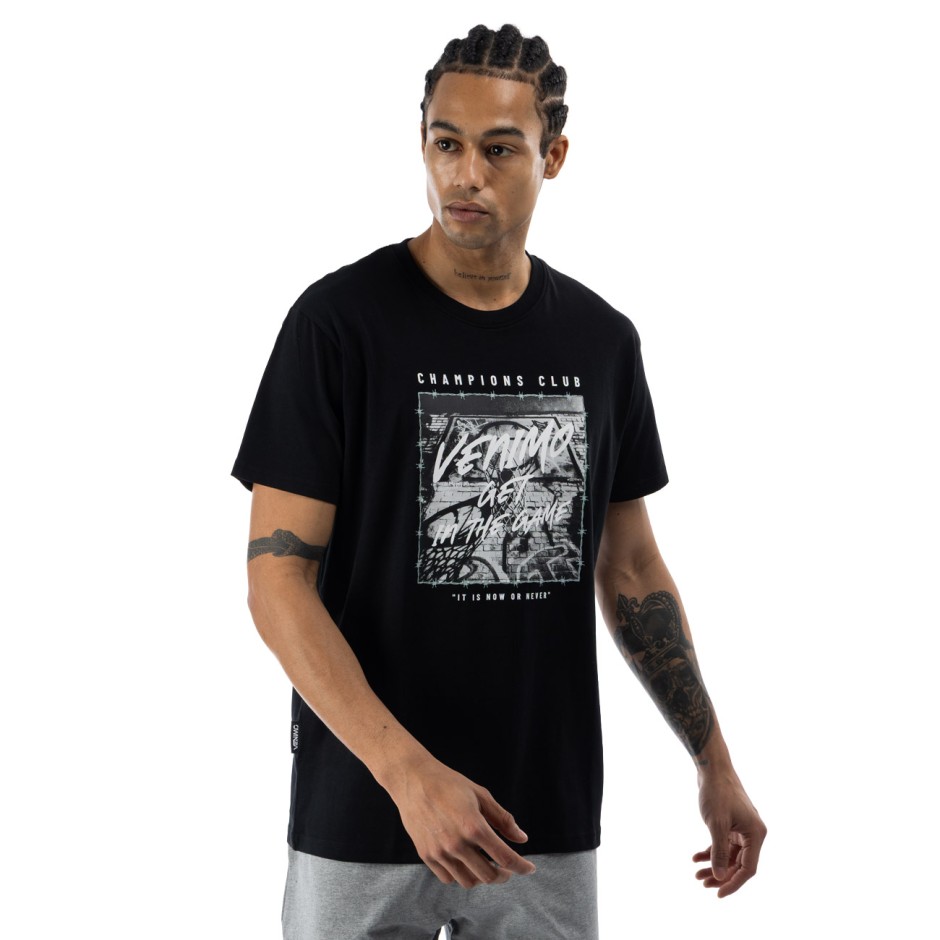Men's Training T-Shirt Black - VENIMO 